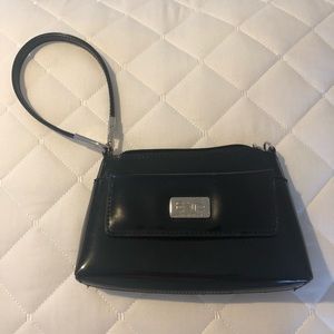 Black wristlet/cross body bag